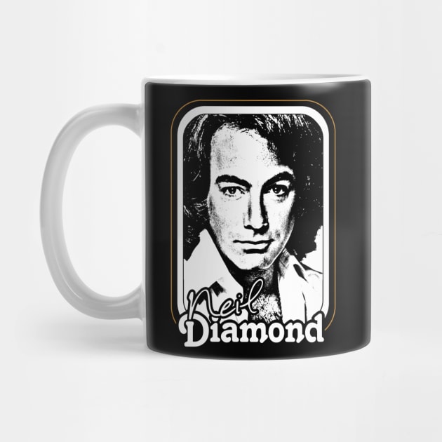 Neil Diamond /// Retro 1970s Fan Design by DankFutura